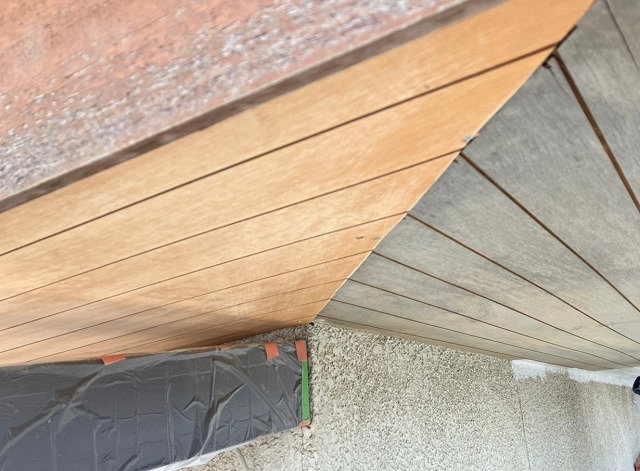 軒天井　角　施工後